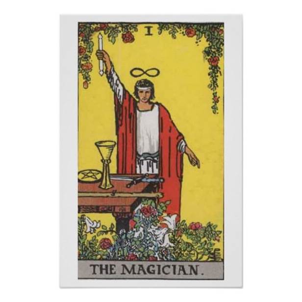 The Magician Tarot Card Poster