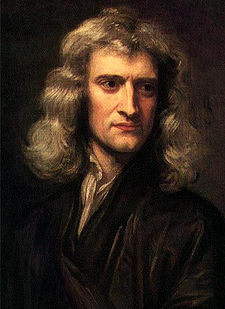 Head and shoulders portrait of man in black with shoulder-length gray hair, a large sharp nose, and an abstracted gaze