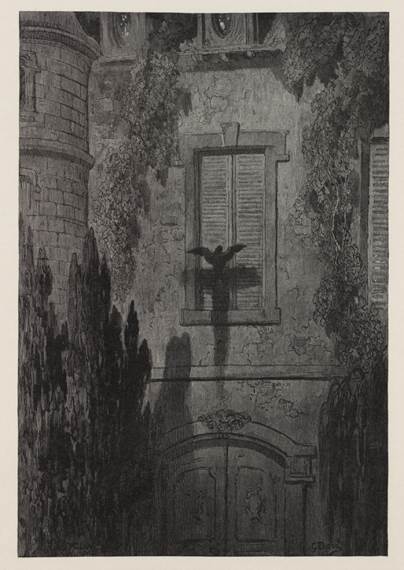 Edgar Allan Poe's 'The Raven' illustrated by Gustave Doré